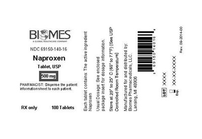 Biomes Naproxen 500 mg (Biomes Naproxen 500mg 100)
